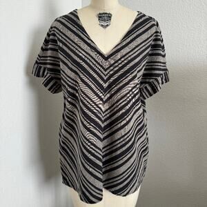 Andrea Jovine - Drop Shoulder Tunic Blouse size XL